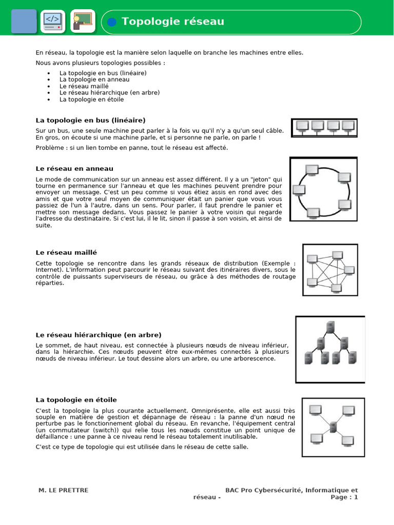 Topologie de réseau maillé expliquée | PDF