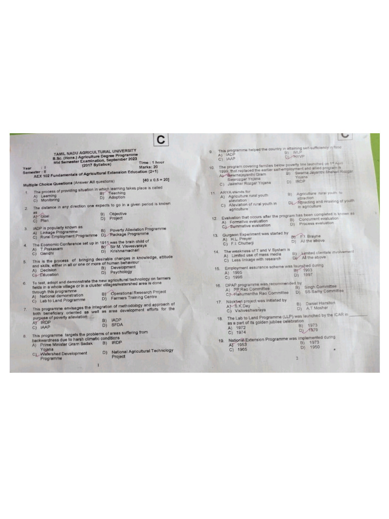 Aex 102 Mid QN 2 | PDF