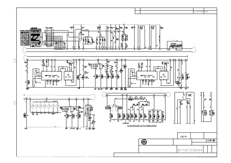 Control Cubicle 1 Schematic Drawing | PDF