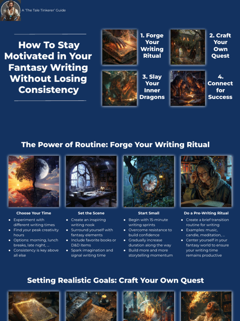 How To Stay Motivated in Your Fantasy Writing Without Losing ...