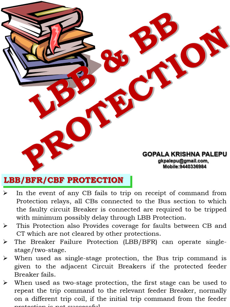 Understanding LBB Protection Systems | PDF | Relay | Power Engineering