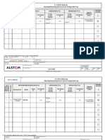 Test Certificate: LV Switchgear Metering/Measuring Devices List & Testing Follow-Up