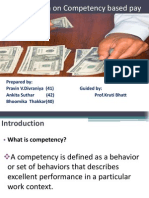 A Presentation On Competency Based Pay