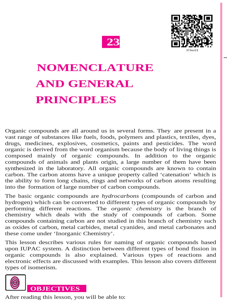 IUPAC Nomenclature of Organic Compounds | PDF | Alkene | Chemical Bond