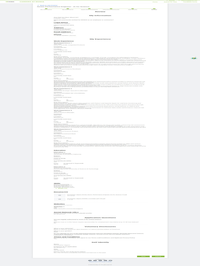 En-Us Nvidiaexternalcareersite Userhome | PDF