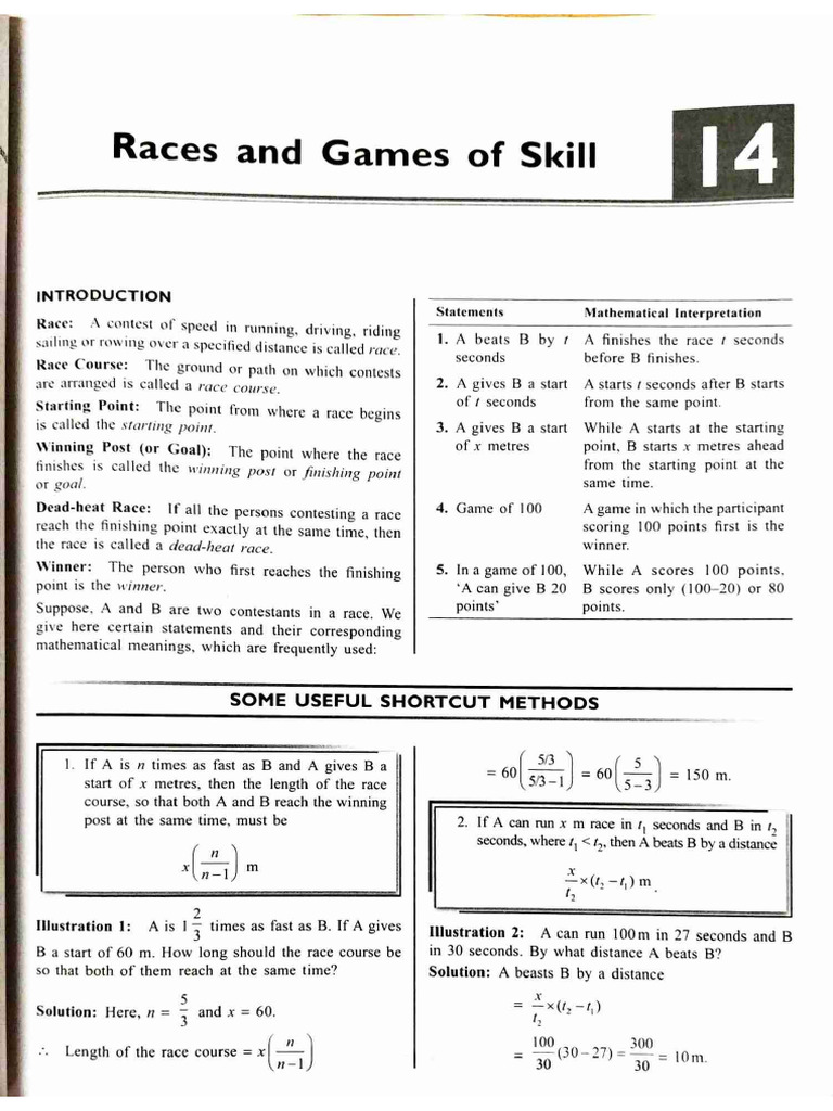 Races and Games | PDF