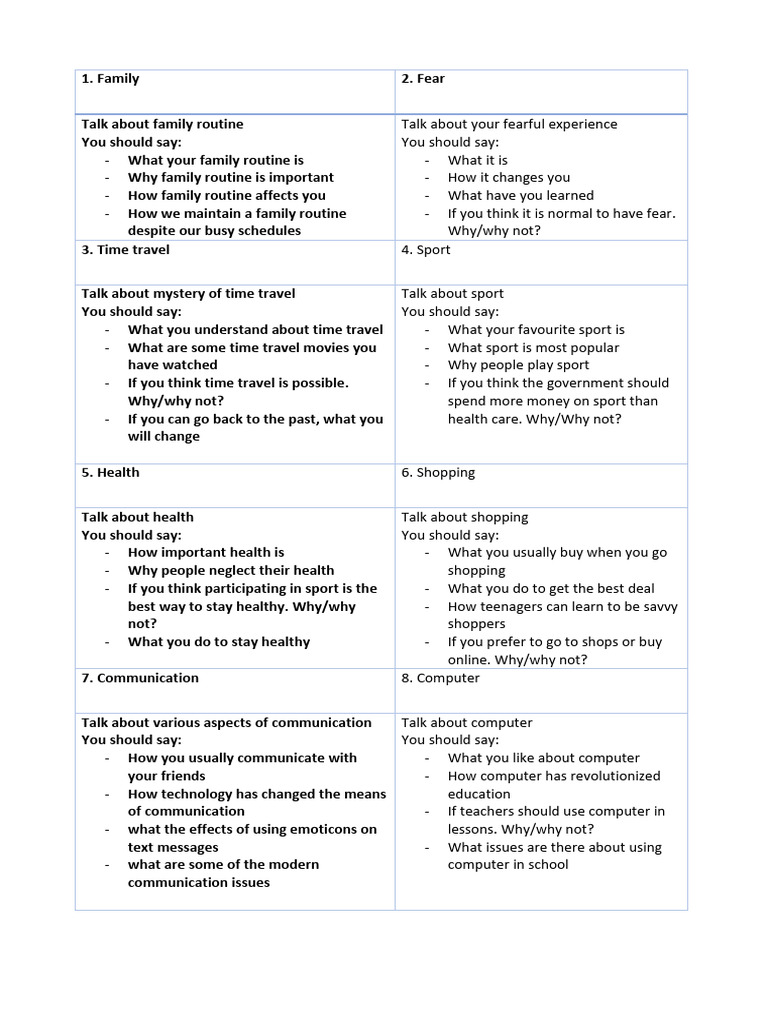 Key Topics for Discussion | PDF | Adolescence | Artificial Intelligence