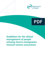 DoH Guidelines For The Clinical Management of People Refusing Food in Immigration Removal Centres and Prisons