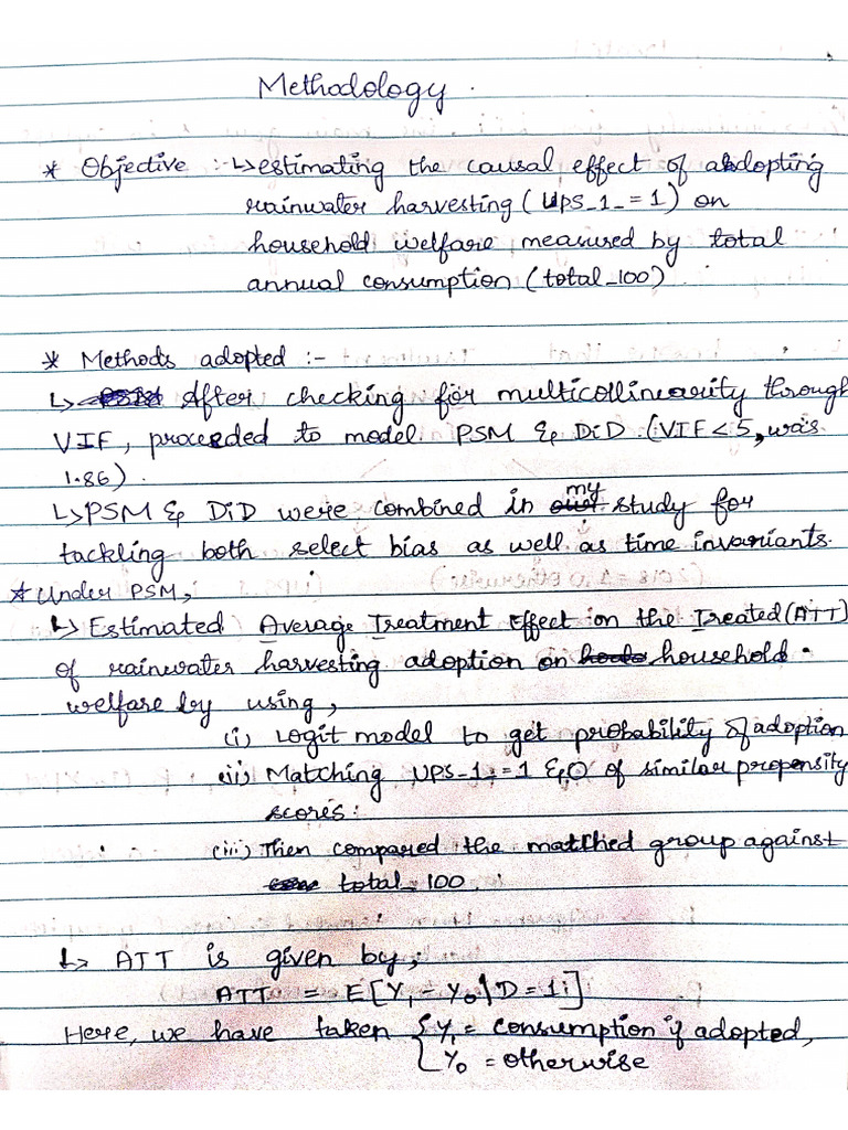 Methodology Notes | PDF