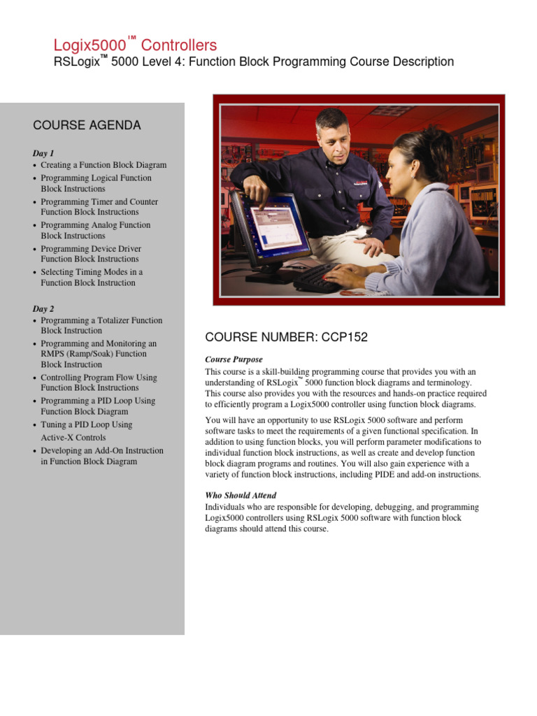 RSLogix 5000 Function Block Course | PDF | Computer Programming ...