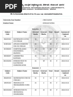 VTU 2nd Semester Results 2025 | PDF