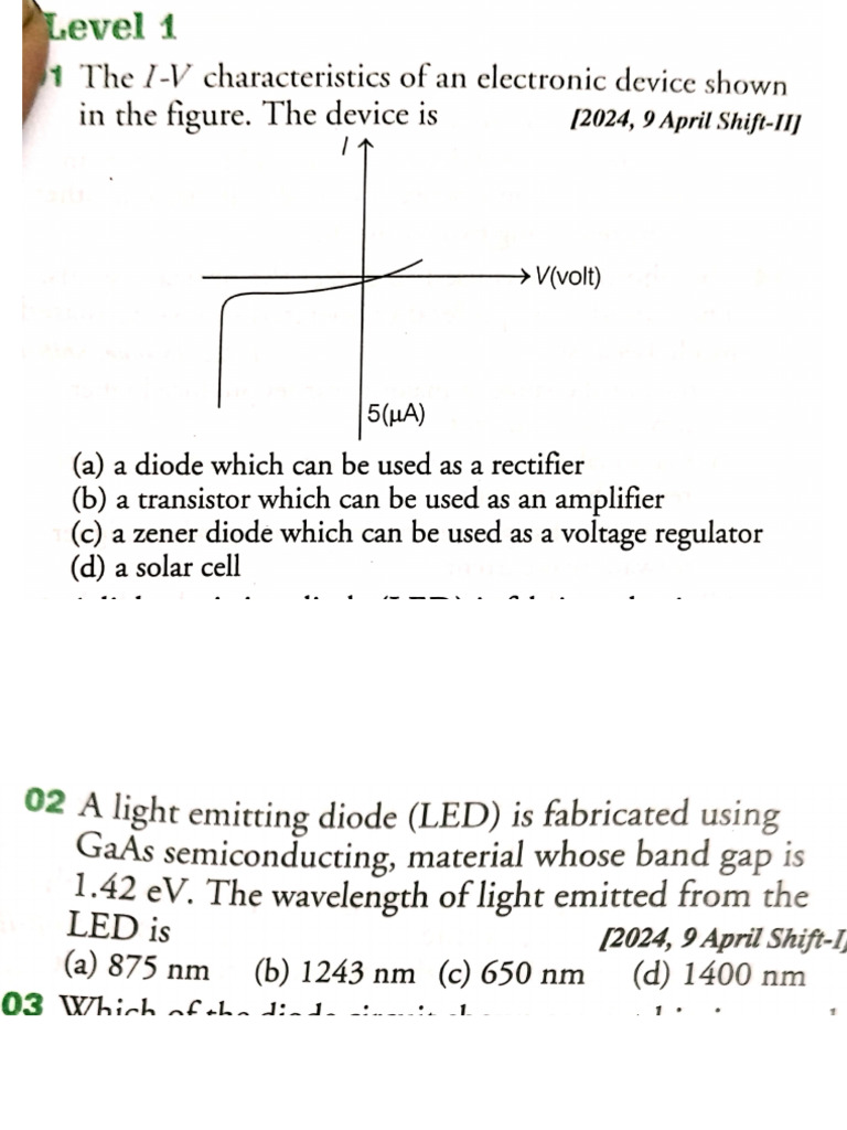Semiconductor PYQ | PDF