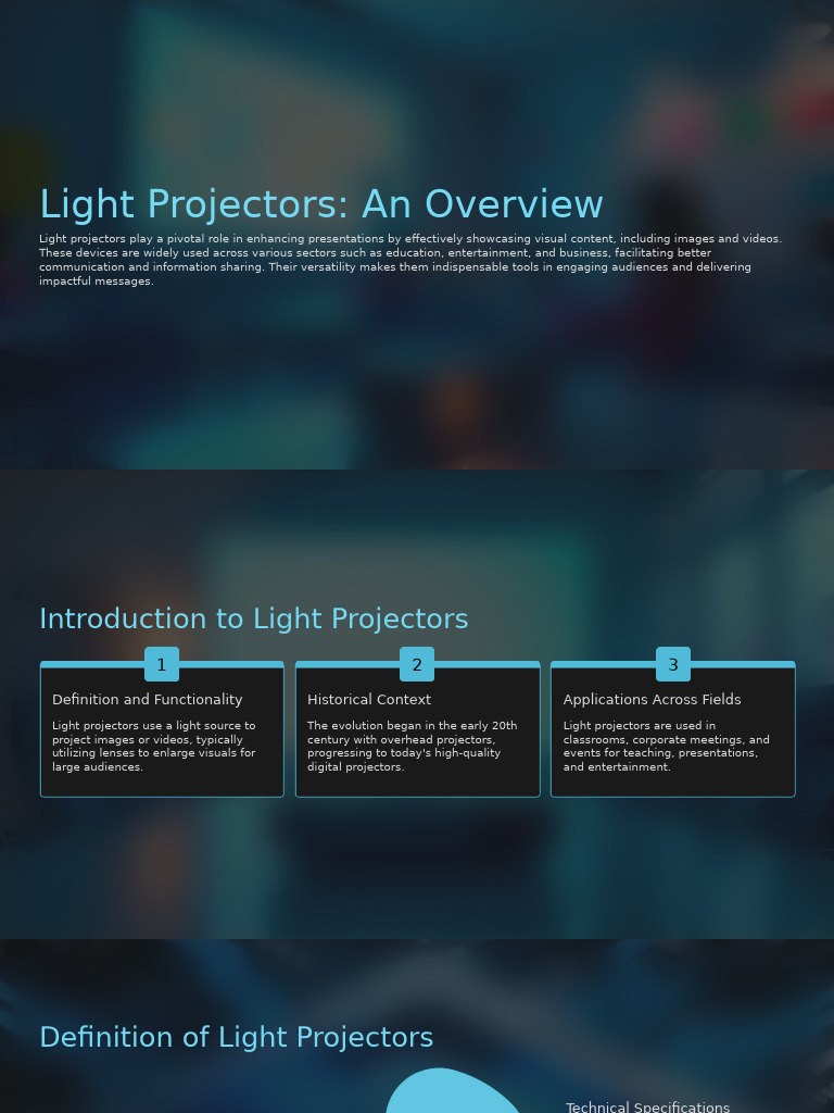 Light Projectors: Benefits and Drawbacks | PDF | Communication | Video