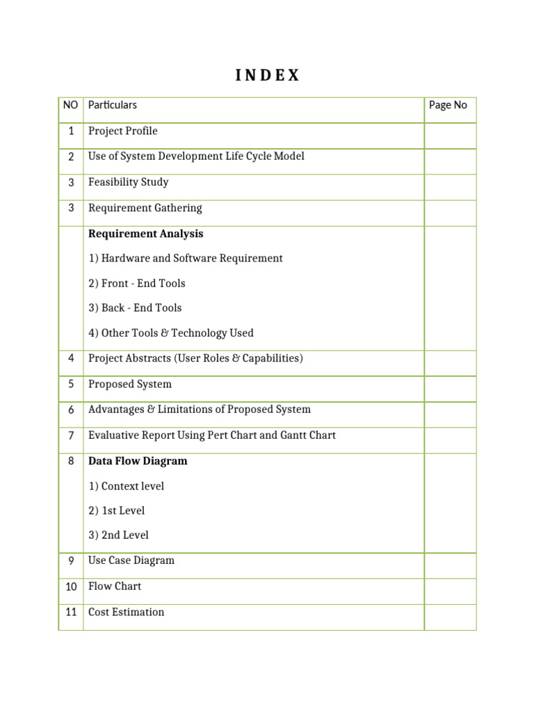 03 Project Title Index | PDF