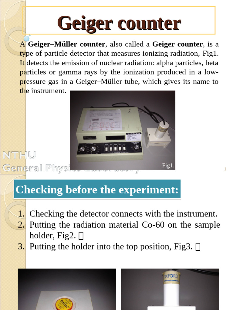 Geiger Counter (US) - 1011008 | PDF