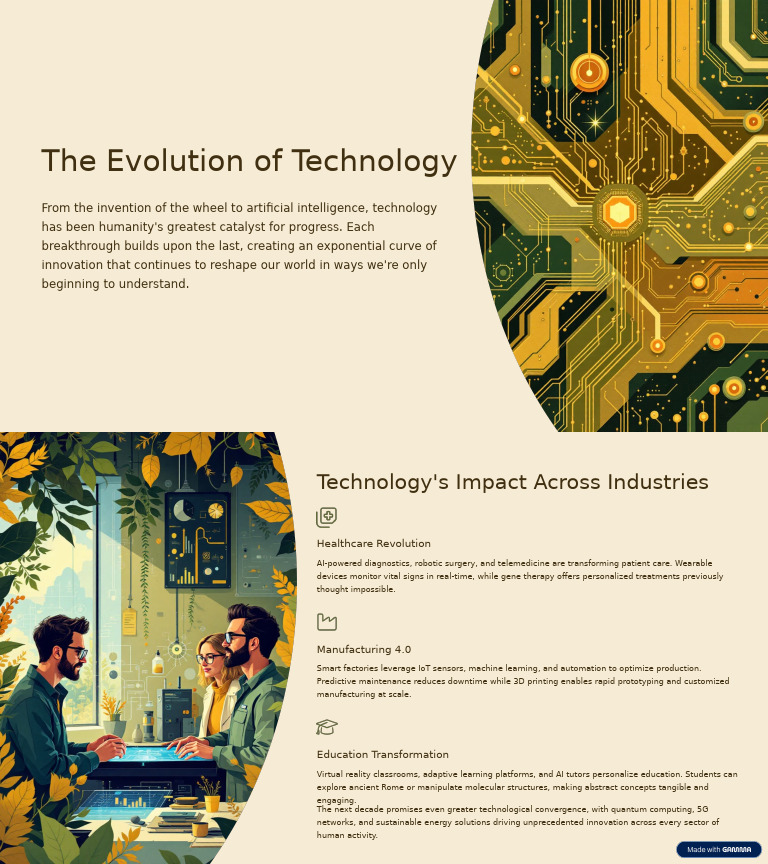 The Evolution of Technology | PDF