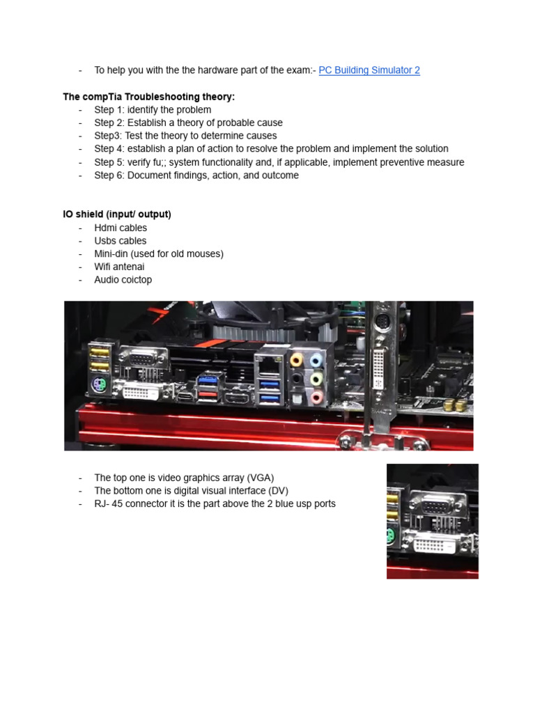 CompTIA Hardware Troubleshooting Guide | PDF