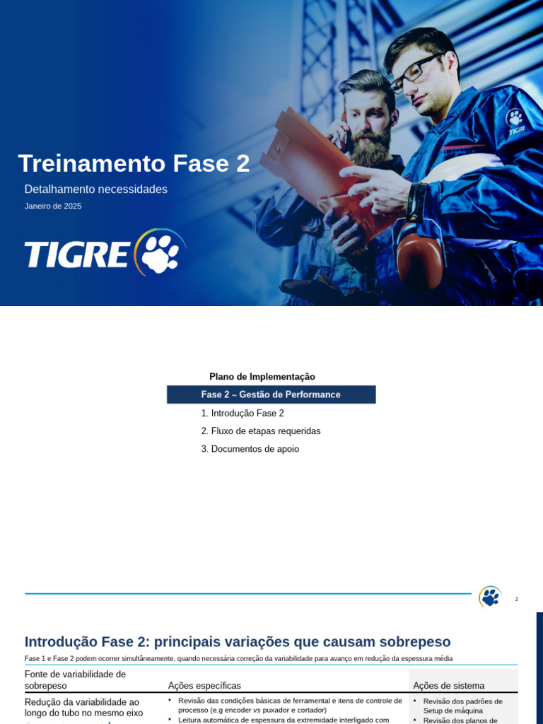 Plano de Implementação Fase 2: Gestão de Performance | PDF