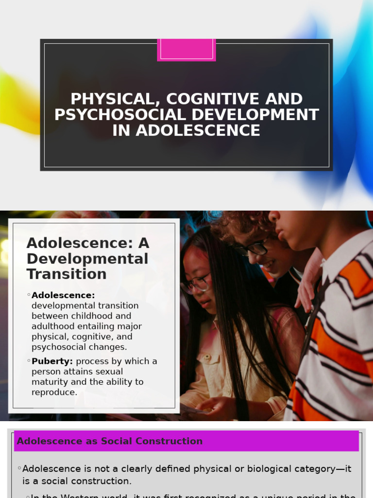 Adolescent Development: Physical and Mental Changes | PDF | Sexually ...