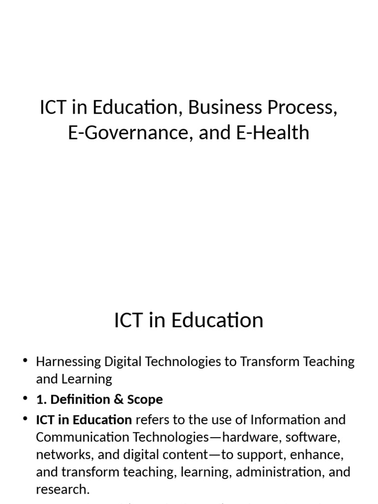 ICT - Education - Business - E - PR 2 | PDF | Educational Technology ...