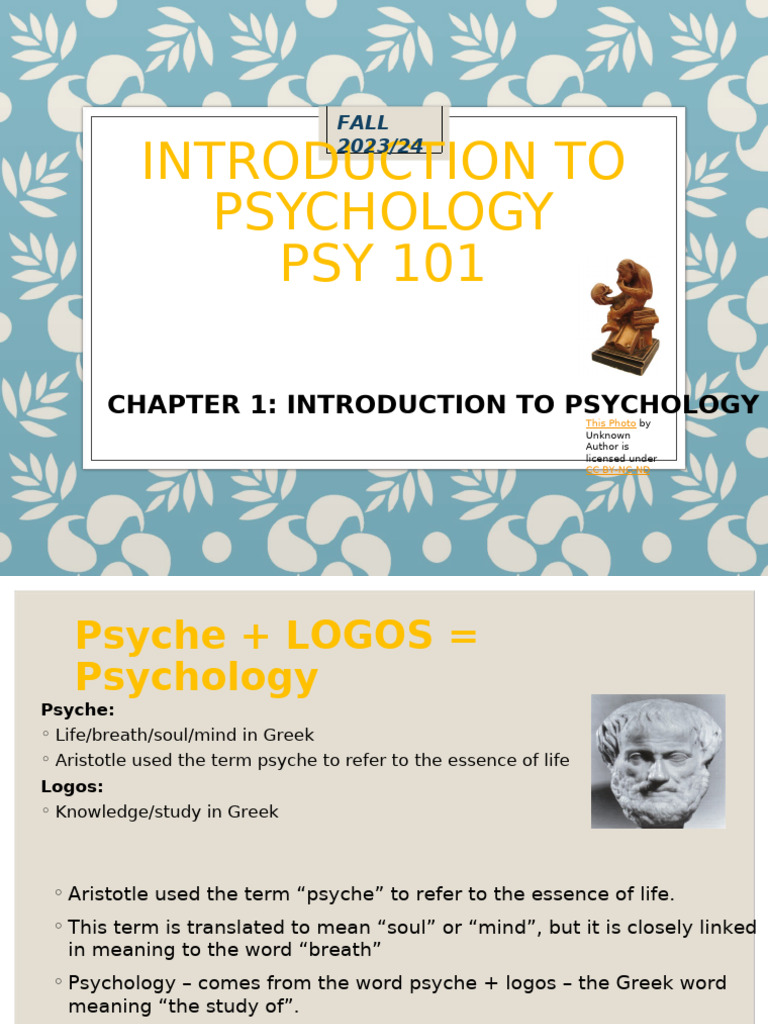 Introduction to Psychology Overview | PDF | Psychology | Mind