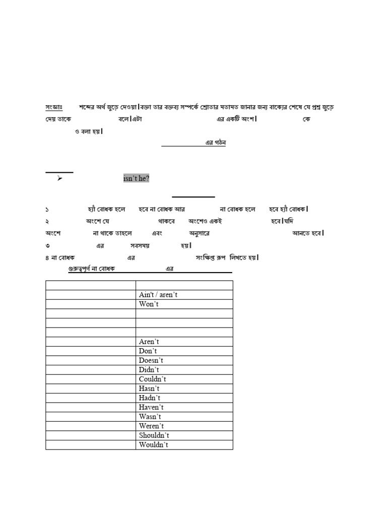 Understanding Tag Questions | PDF | Subject (Grammar) | Question