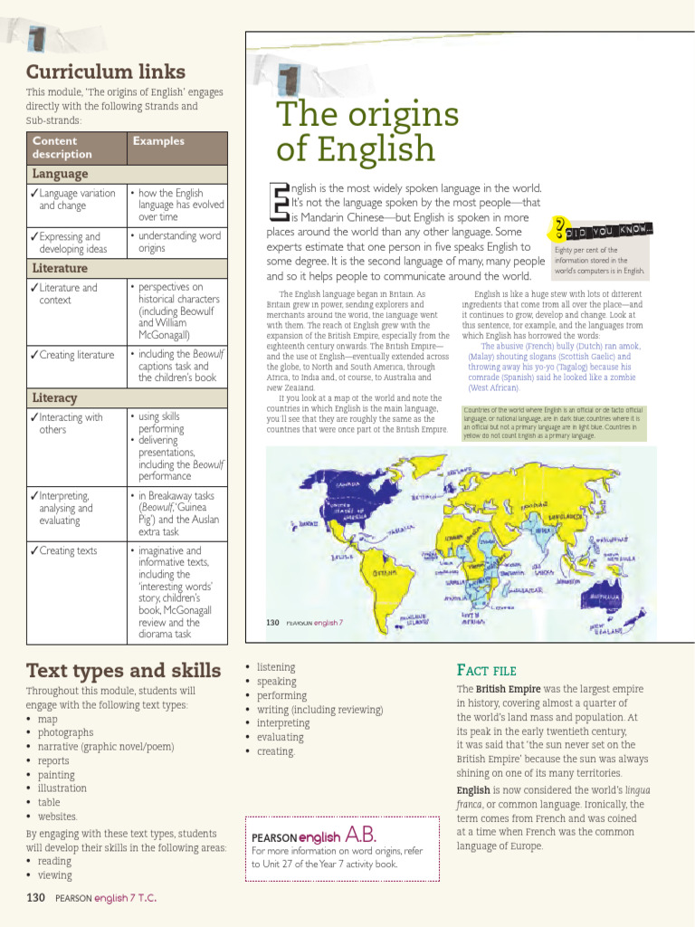 Pearson English Year 7 2e Teacher Companion Sample | PDF | Beowulf ...