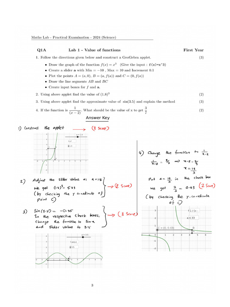 Answer Key BATCH 3 | PDF