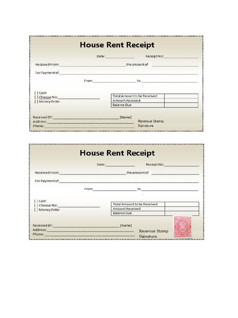 Rent Slip | PDF