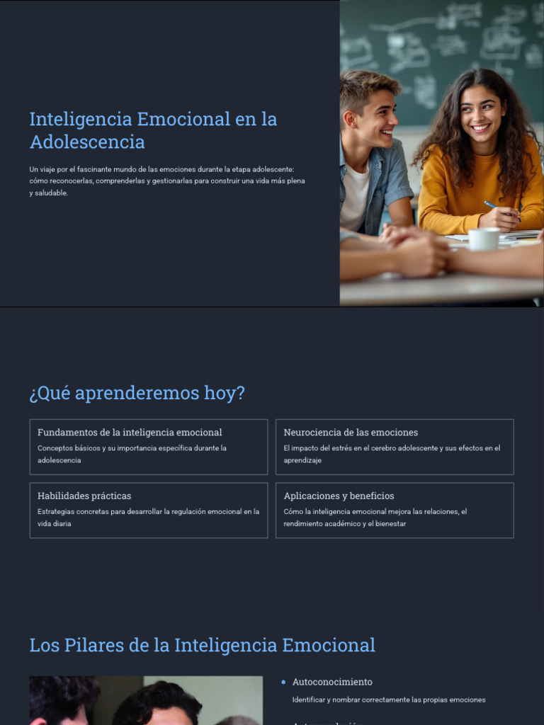 Inteligencia Emocional en Adolescentes | PDF | Las emociones ...