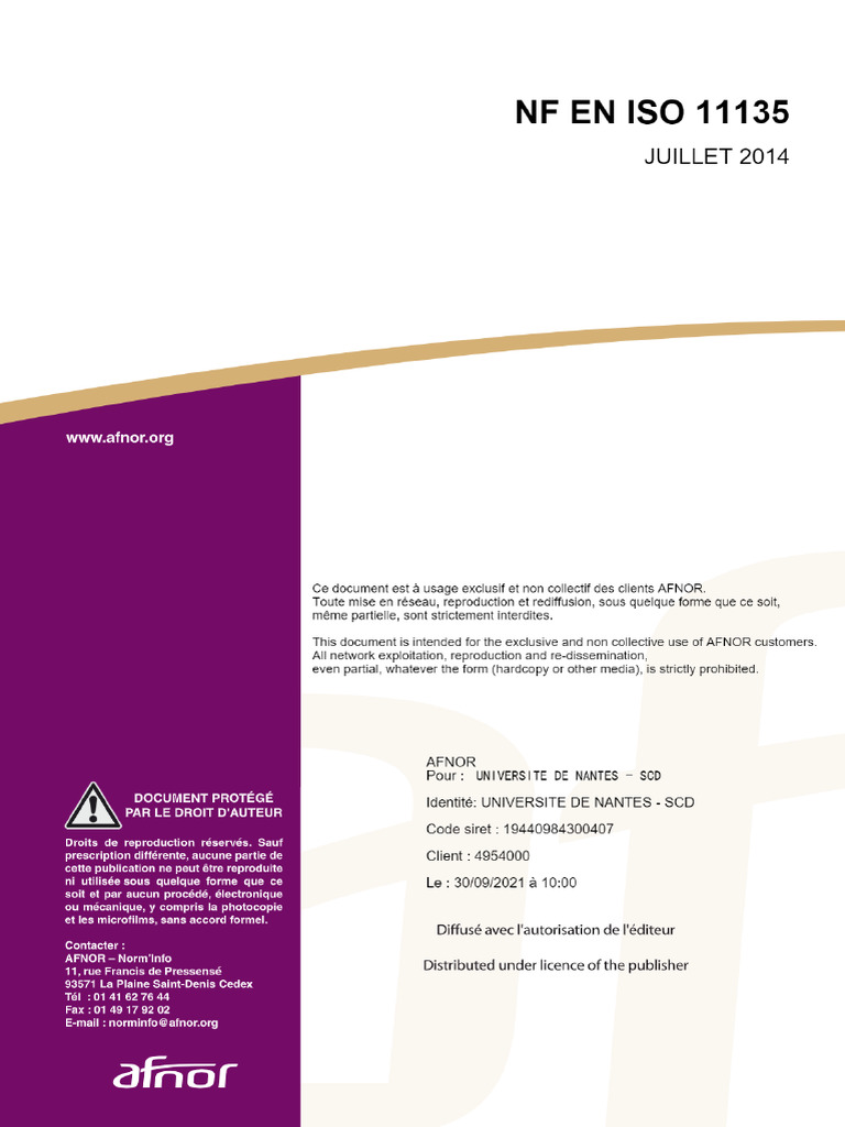 ISO 11135 - Stérilisation Oxyde Éthylène | PDF