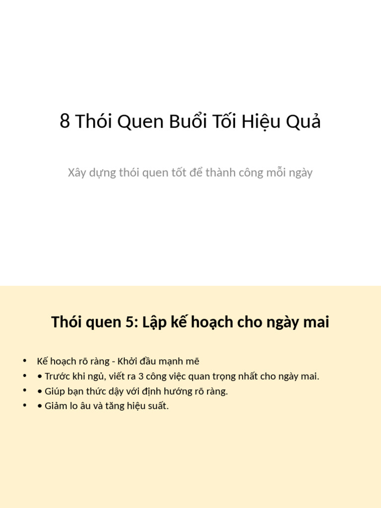 4 Thoi Quen Slide Pro | PDF