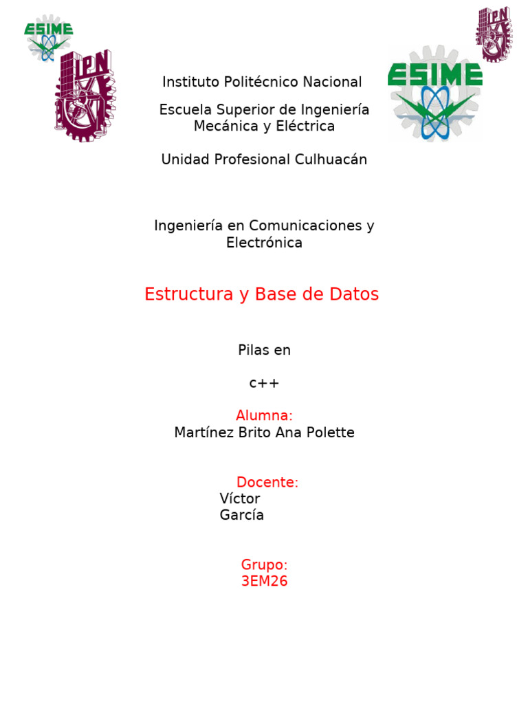 Uso de Pilas en C++ para Ingeniería | PDF | C ++ | Software