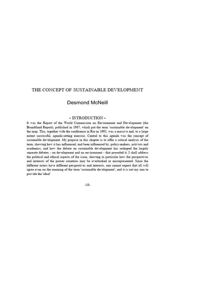 Understanding Sustainable Development Concepts | PDF | Sustainability ...