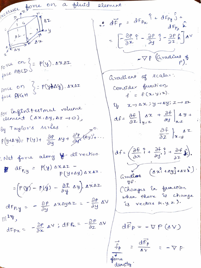 Fluid Dynamics and Pressure Analysis | PDF