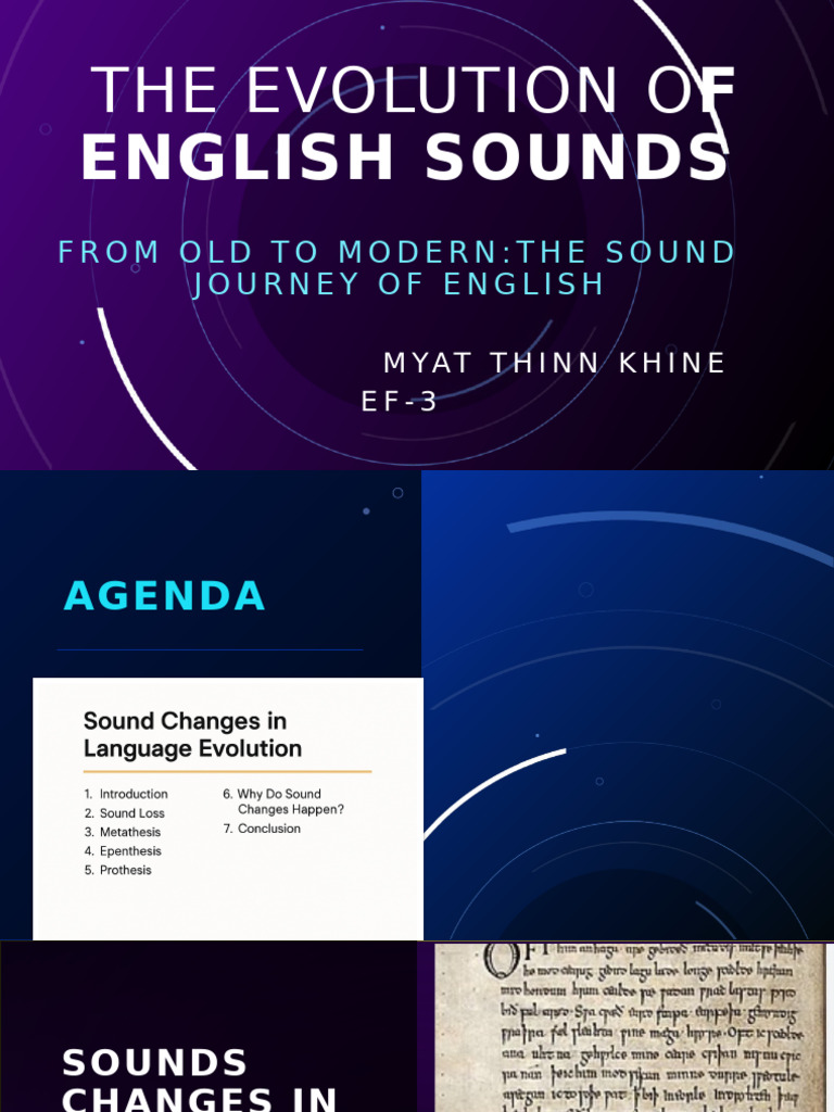 The Evolution O: F English Sounds | PDF