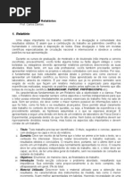 Confeccao de Relatorios Tecnicos