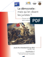 Programme Démocratie CERCOP 24 25 mai 2012