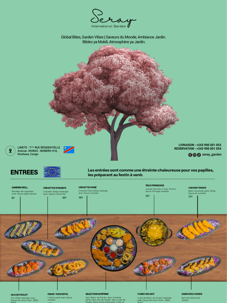 Menu Seray Garden 2 | PDF