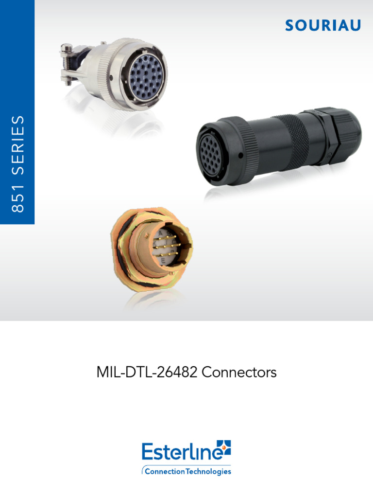 K MIL-DTL-26482 Connectors Overview | PDF | Electrical Connector