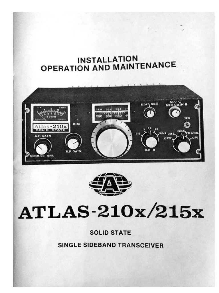 Atlas 215 Xe | PDF