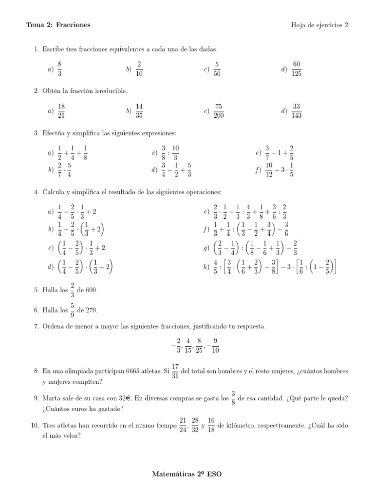 Tema 2 Ejercicios | PDF