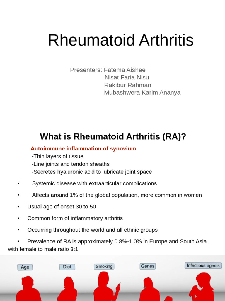 Overview of Rheumatoid Arthritis Management | PDF | Rheumatoid ...