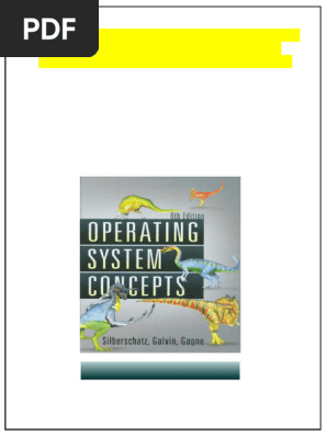 Operating System Concepts 9th Edition by Abraham