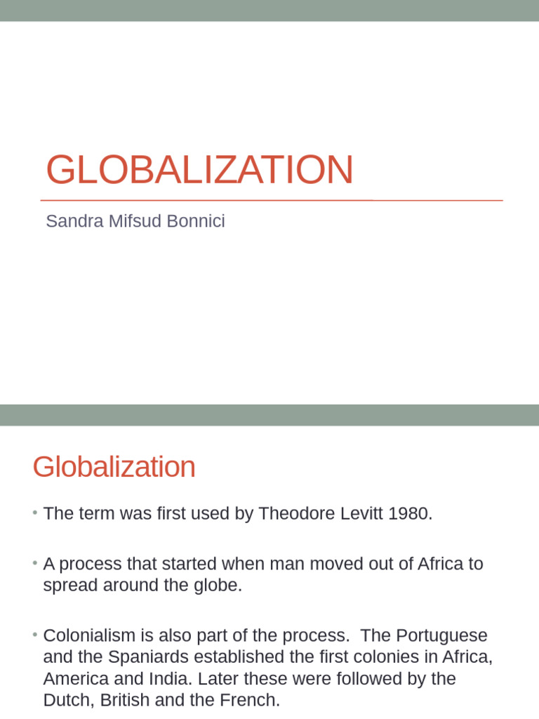 Globalization | PDF | Globalization | Economies