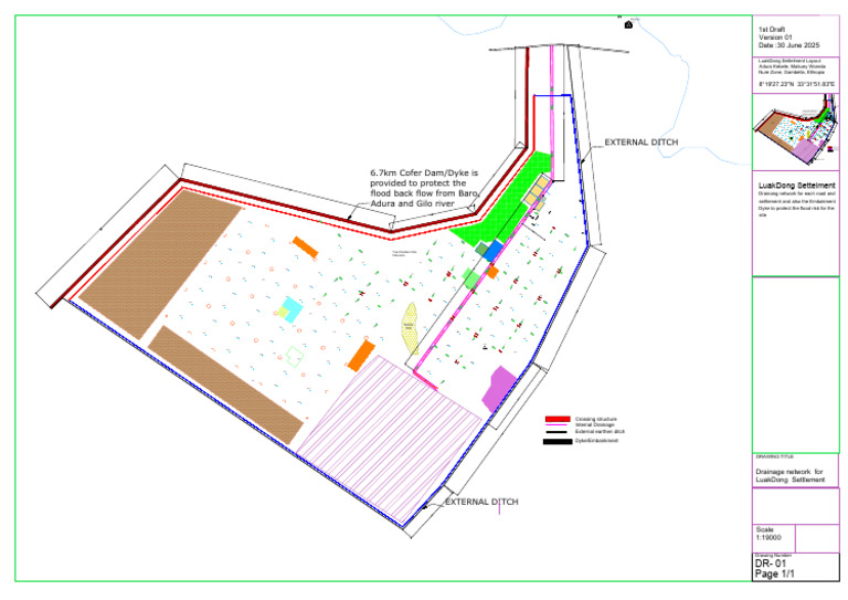Annex C - Luak Dong Drainge and Flood Mitigation Layout | PDF | Water ...
