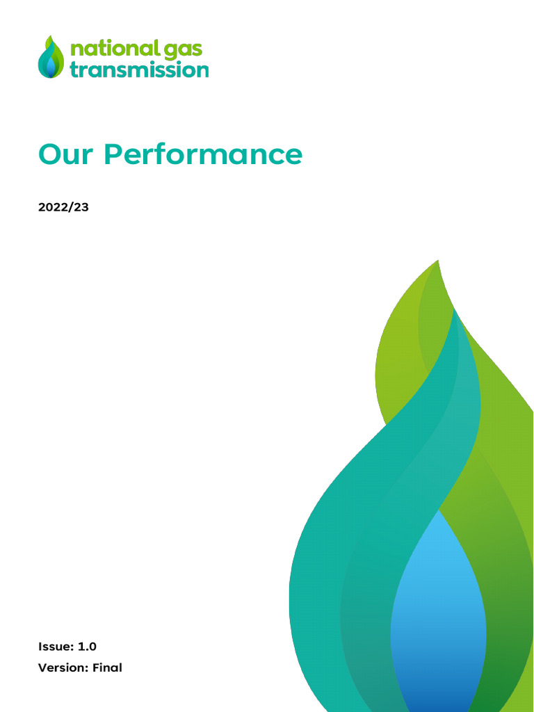 National Gas Transmission Performance 2022/23 | PDF | Natural Gas ...