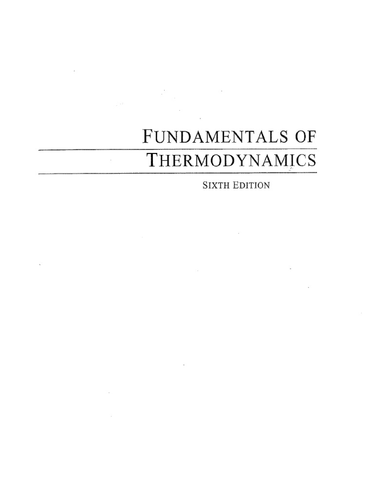 fundamentals of thermodynamics 6th edition pdf download