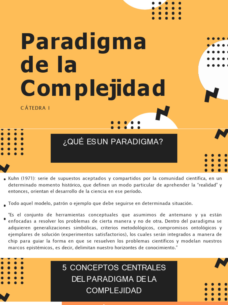 Paradigma de La Complejidad | PDF | Paradigma | Evolución