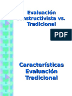 Evaluación Constructivista vs Tradicional